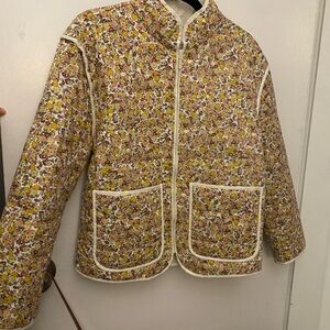Joe Fresh x Jillian Harris Quilted Jacket with Floral Design